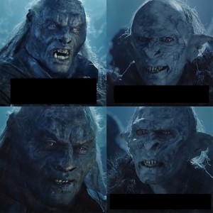 Create meme: the Lord of the rings Orc gothmog, the Lord of the rings orcs