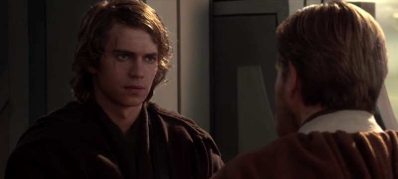 Create meme: Anakin , Obi Wan and Anakin, Anakin Skywalker 
