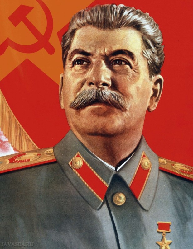 Создать мем: сталин, сталин ссср, сталин на красном фоне