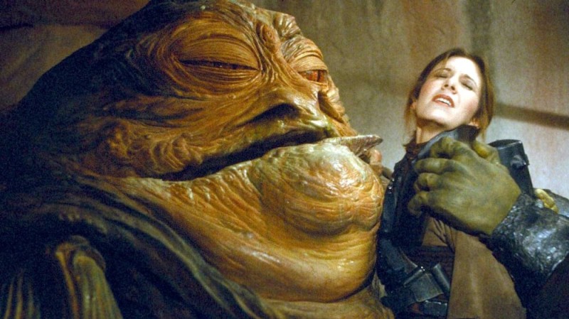 Create meme: Jabba star wars, Star Wars Jabba the Hutt, Princess Leia and Jabba