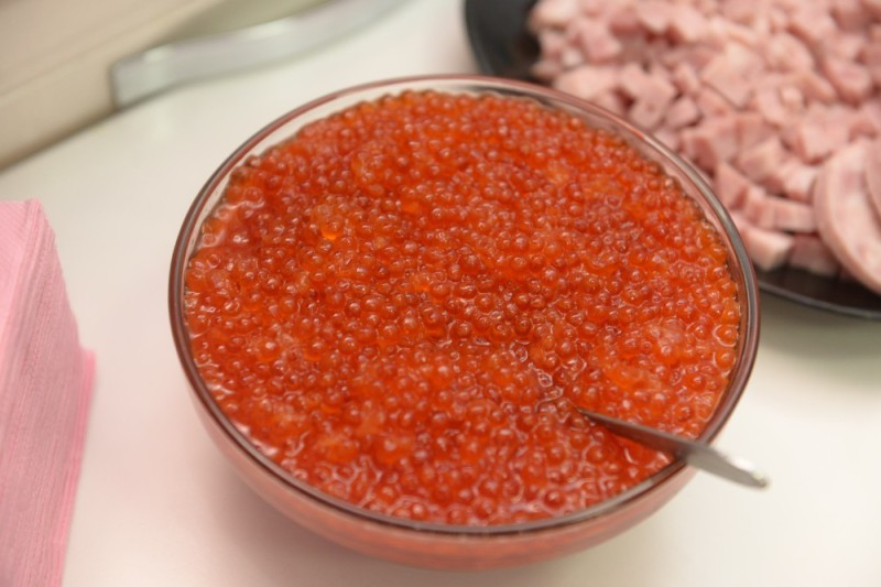 Create meme: red caviar, red caviar salmon, red coho caviar