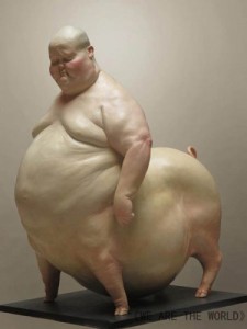Create meme: the pigs, fat, fat hog
