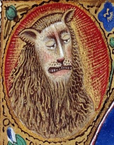 Создать мем: портреты средневековья, средневековый лев, икона