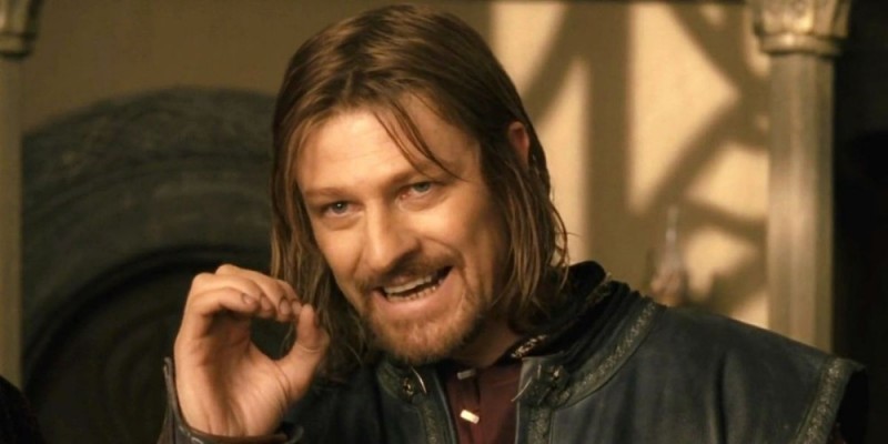 Create meme: Sean bean Boromir, Boromir , the Lord of the rings Boromir