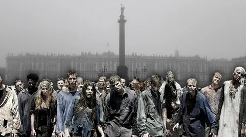 Create meme: the walking dead zombie, zombie Apocalypse , dead zombies