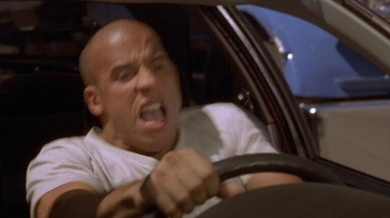 Create meme: dominic toretto , afterburner , fast and furious 7 