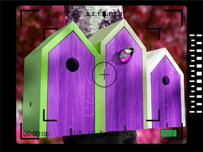 Create meme: decorative birdhouse, birdhouse, colored birdhouses