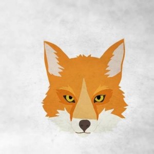 Create meme: drawing foxes, Fox pattern