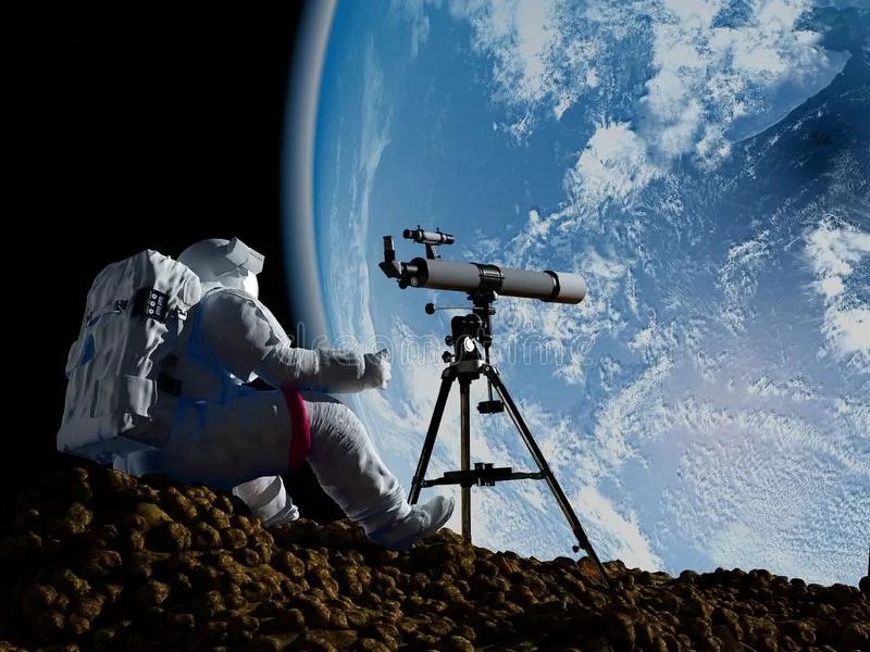 Create meme: A telescope in space, astronomical telescope, telescope 