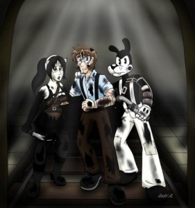 Create meme: Bendy and ink machine Henry and his friends, Five Nights at Freddy's, Bendy and the Ink Machine
