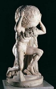 Create meme: iapet Greek Titan, Atlas Greek mythology, a Greek statue of Atlant
