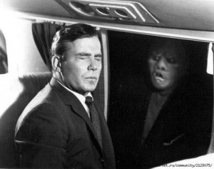 Create meme: William Shatner twilight zone, if i ignore it will go away, twilight zone TV series 1959