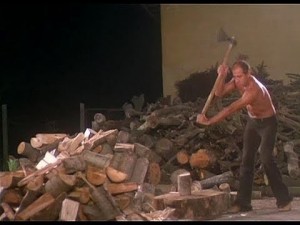 Create meme: the taming of the shrew Celentano chopping wood, chop wood, Celentano chopping wood