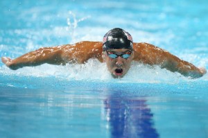 Create meme: swimmer, Michael Phelps