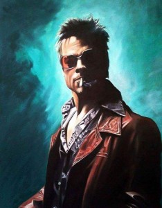 Create meme: brad pitt Tyler Durden, brad pitt fight club