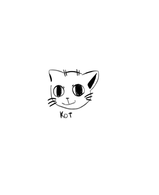 Создать мем: рисунки котиков, котики для срисовки легкие, кот карандашом минимализм