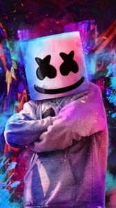 Создать мем: marshmallow диджей, Marshmello, alone marshmello