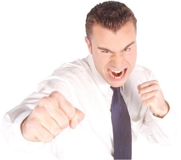 Create meme: aggressive people, angry businessman, the maoa gene