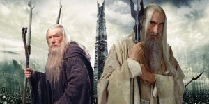 Create meme: the Lord of the rings Gandalf, Gandalf and Saruman, the Lord of the rings