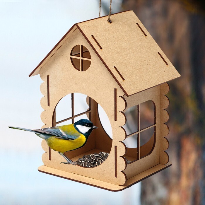 Create meme: bird feeder constructor, bird feeder "barrel", high-tech bird feeder