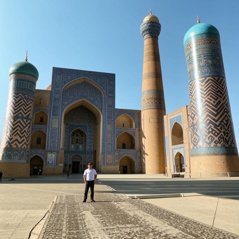 Create meme: samarkand registan square, Samarkand Registan Ulugbek Madrasah 2021, Samarkand registan