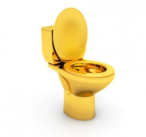 Create meme: picture of gold toilet, the Golden bowl, the Golden bowl png