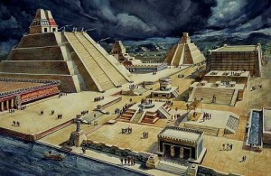 Создать мем: теночтитлан дворец тлатоани, столицу ацтеков — теночтитлан, золото, столица ацтеков теночтитлан