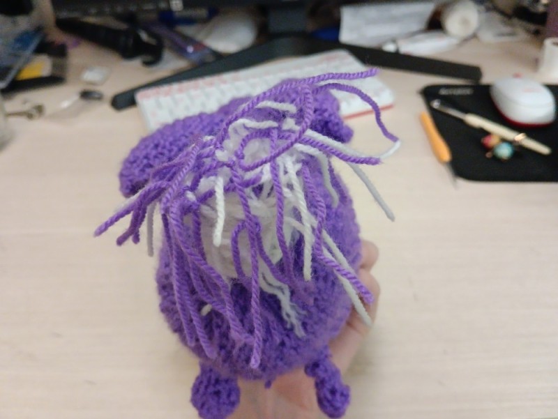 Create meme: knitted unicorn, crochet toy, knitted toys