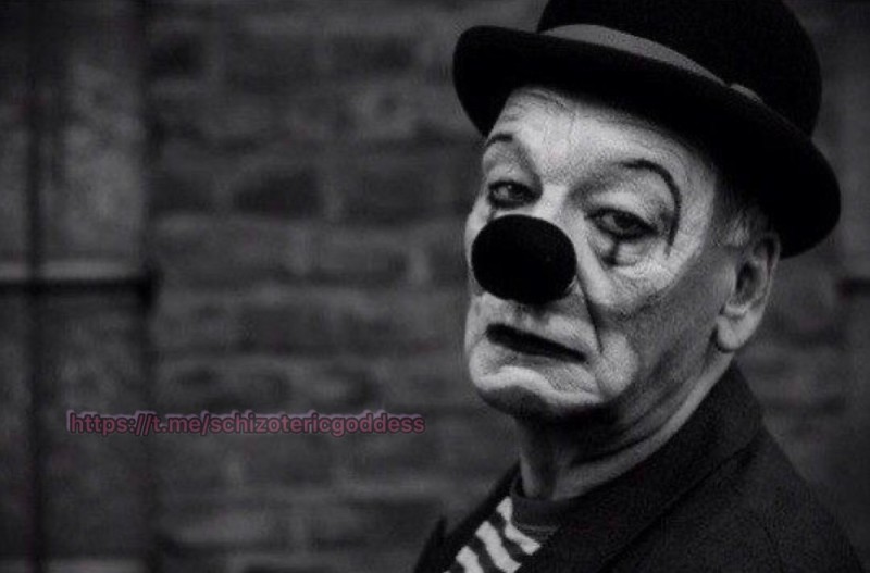 Create meme: sad clown , the old clown, The great clown of Pagliachi