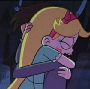 Create meme: star Princess old and Marco, the old against the forces of, asterisk butterfly sad