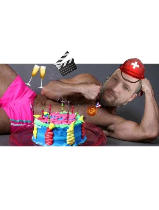 Создать мем: рикардо милос с др, с днем рождения рикардо, рикардо милос с днем рождения