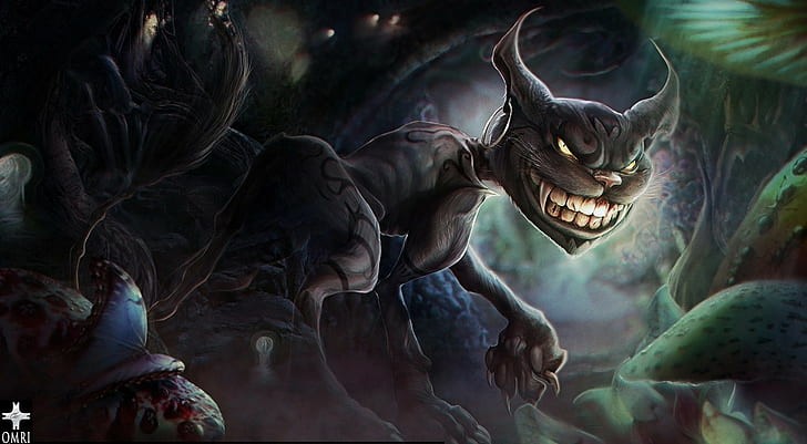 Create meme: cheshire cat from the game, cheshire cat alice McGee, alice: madness returns
