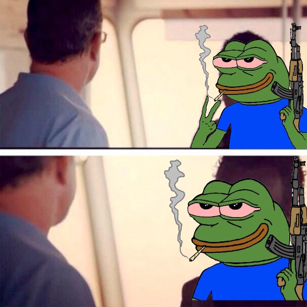 Create meme: the frog Pepe is a thug, pepe , frog pepe