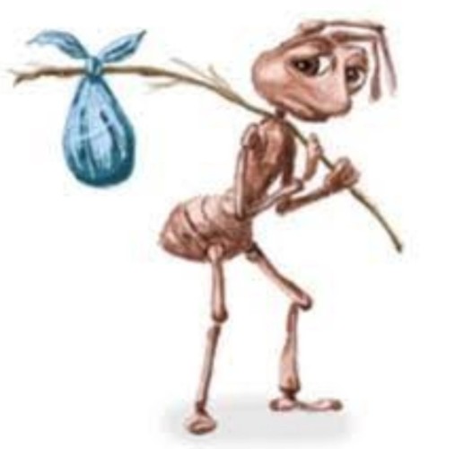 Create meme: ants, ant drawing for children, cartoon ant