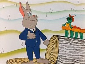 Create meme: hare who liked to give advice , cartoon hare, cartoon about rabbits