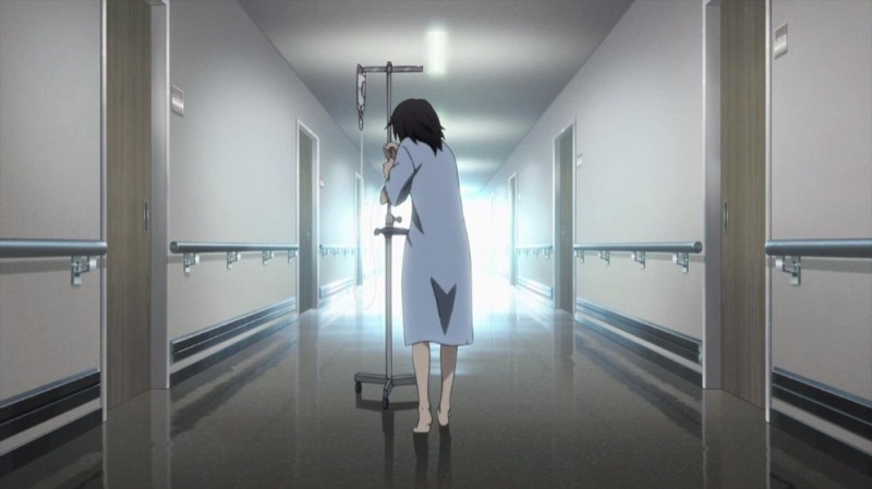 Создать мем: аниме, больница аниме, аниме коридор