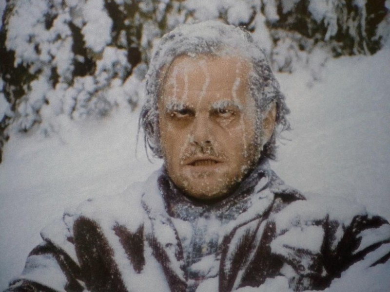Create meme: Jack Nicholson the shining , the shining frozen Jack, frozen Jack Nicholson 