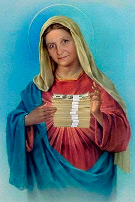Создать мем: мария святая, дева мария мать иисуса христа, непорочное сердце марии