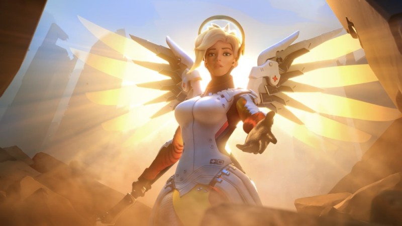 Create meme: mercy overwatch, angel cinematics overwatch, angela overwatch