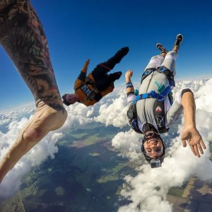 Create meme: parachute, to jump with a parachute, extreme