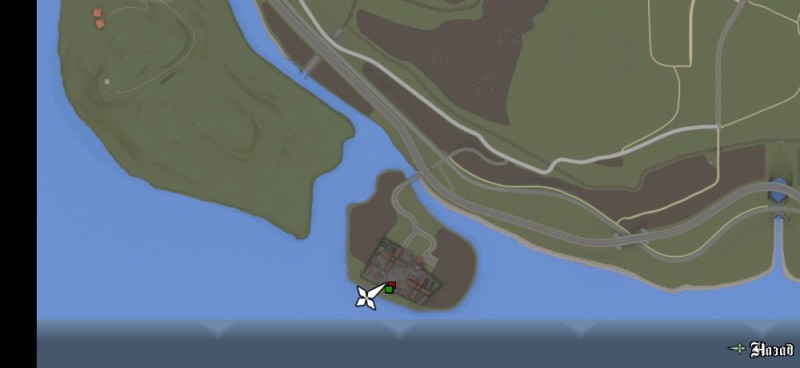 Create meme: gta criminal russia prison island, krmp map, screenshot 