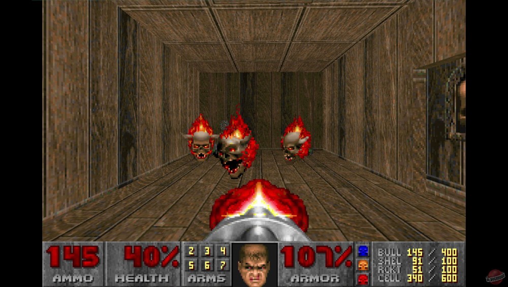 Создать мем: baron of hell, doom (игра, 1993), doom 1993