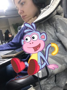 Create meme: Dasha traveler monkey, Dasha traveler slipper