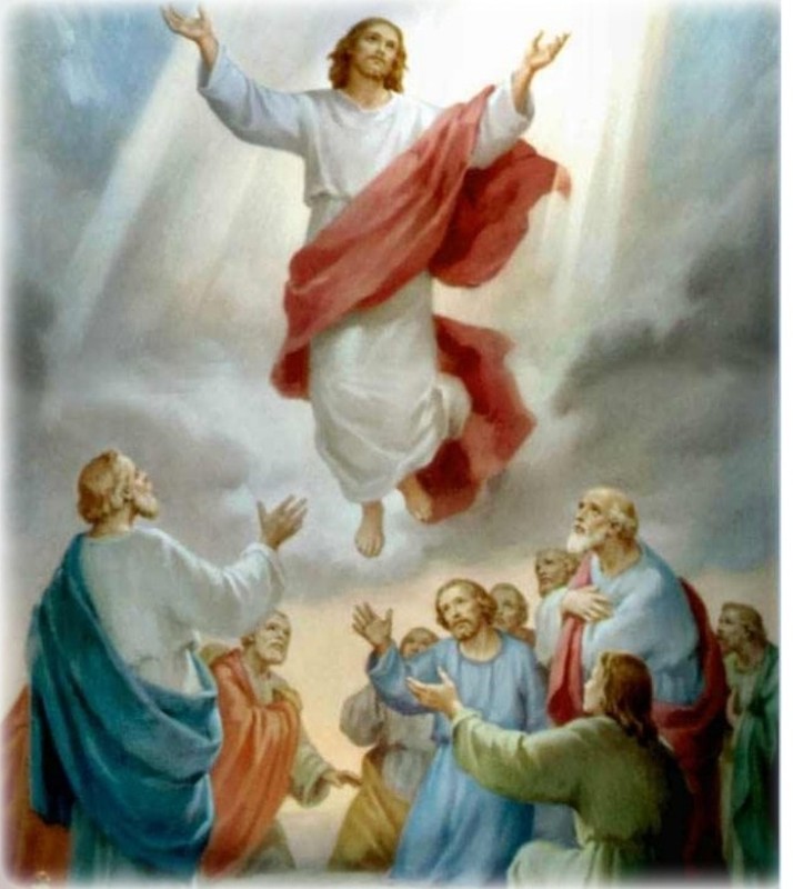 Create meme: Jesus Christ ascension, The Ascension of the Lord icon, the ascension painting