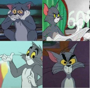 Create meme: Tom and Jerry, tom and jerry tom sad