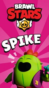 Create meme: the spike in brawl stars, spike from brawl stars, brawl stars