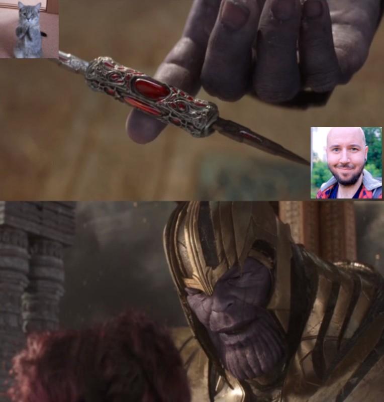 Create meme: weapons Skyrim, a perfect balance of Thanos meme, skyrim comics