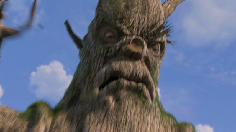 Create meme: meme tree, the tree is alive, Shrek the third tree