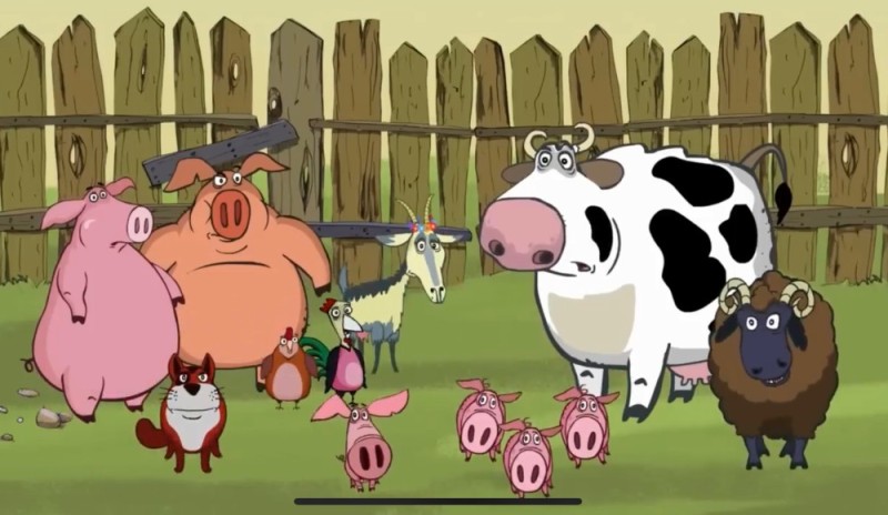 Create meme: piggy cartoon, piglet animated series, pig cartoon