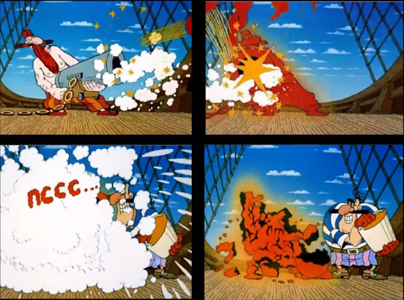 Create meme: Ben Gunn Treasure Island cartoon, treasure island 1988 , treasure island cartoon